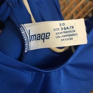 Vintage Swim - Vintage 90's Vibrant Blue One Piece Bathing Suit Vintage Swim - Vintage 90's Vibrant Blue One Piece Bathing Suit